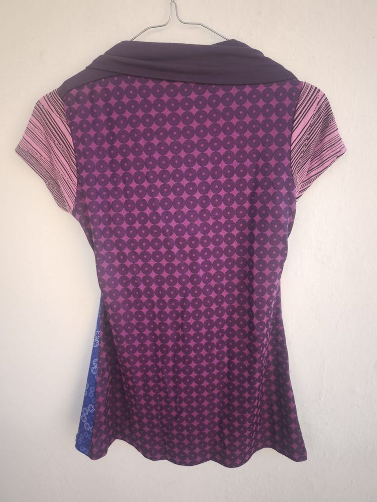 Camiseta morada estilo y2k 2